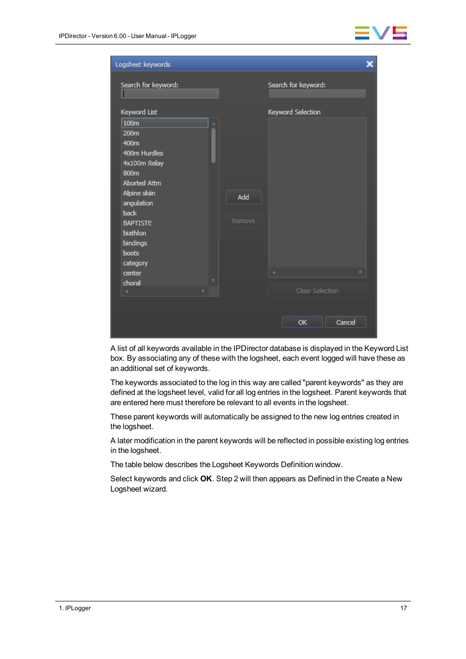 EVS IPDirector Version 6.0 - November 2012 Part 2 User's Manual User Manual | Page 27 / 92