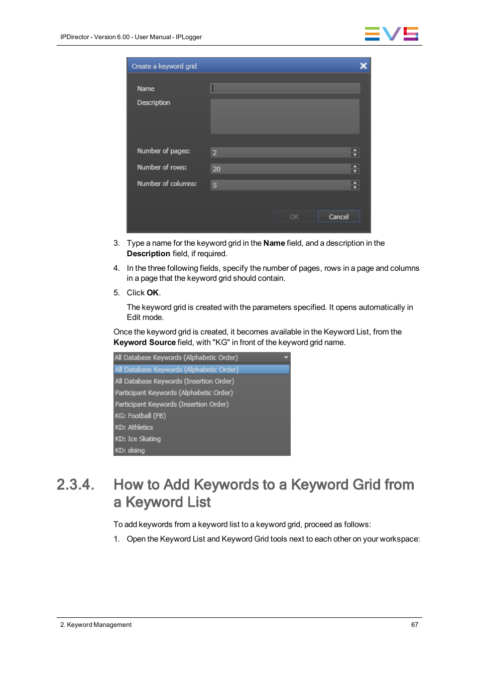 EVS IPDirector Version 6.0 - November 2012 Part 2 User's Manual User Manual | Page 77 / 92