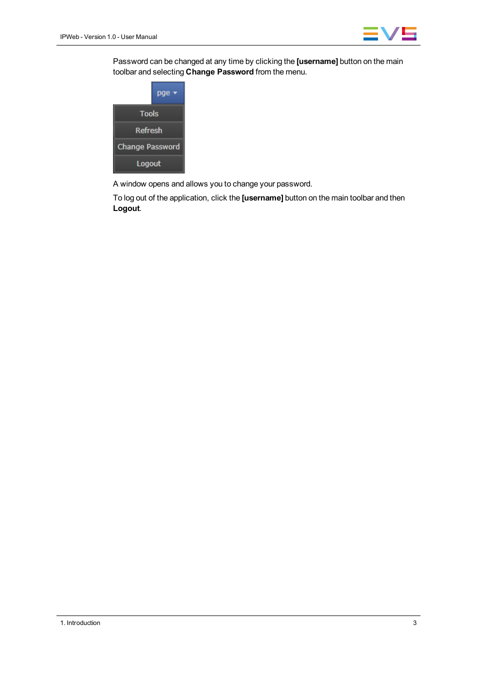 EVS IPWeb Version 1.0 - June 2013 User Manual User Manual | Page 11 / 76