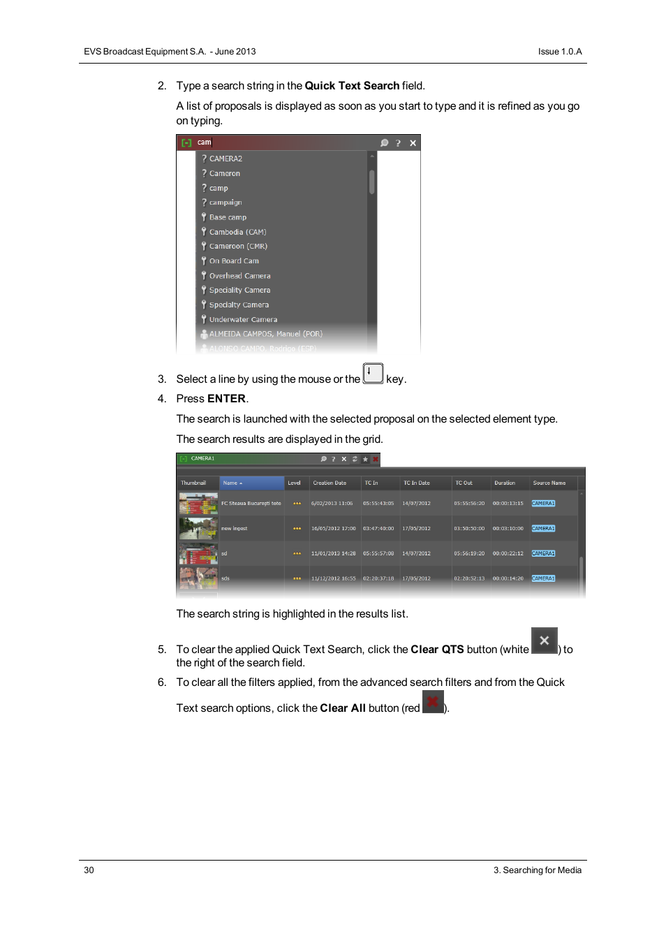 EVS IPWeb Version 1.0 - June 2013 User Manual User Manual | Page 38 / 76