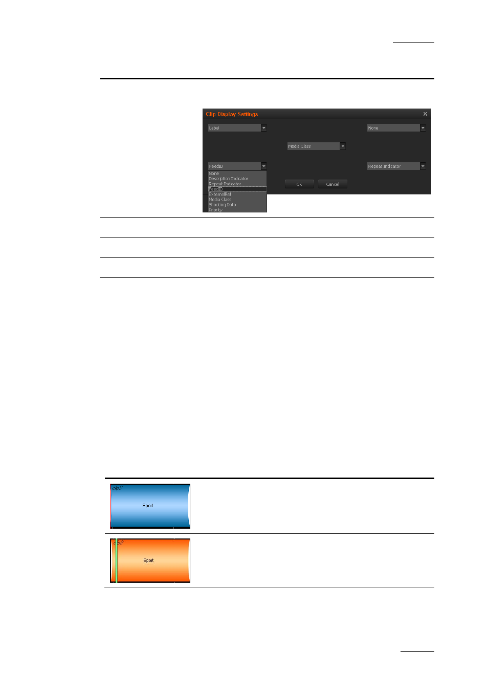Current date, 2 timeline content, Block status colors | Timeline content, Imeline, Ontent | EVS XEDIO Ingest Organizer Version 3.1 - January 2011 User Manual User Manual | Page 18 / 22