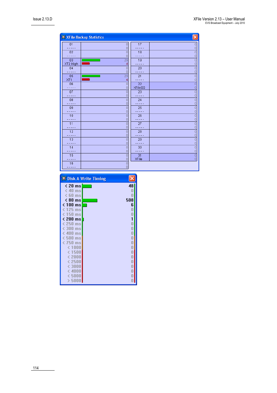 EVS Xfile Version 2.13 - July 2010 User Manual User Manual | Page 123 / 192