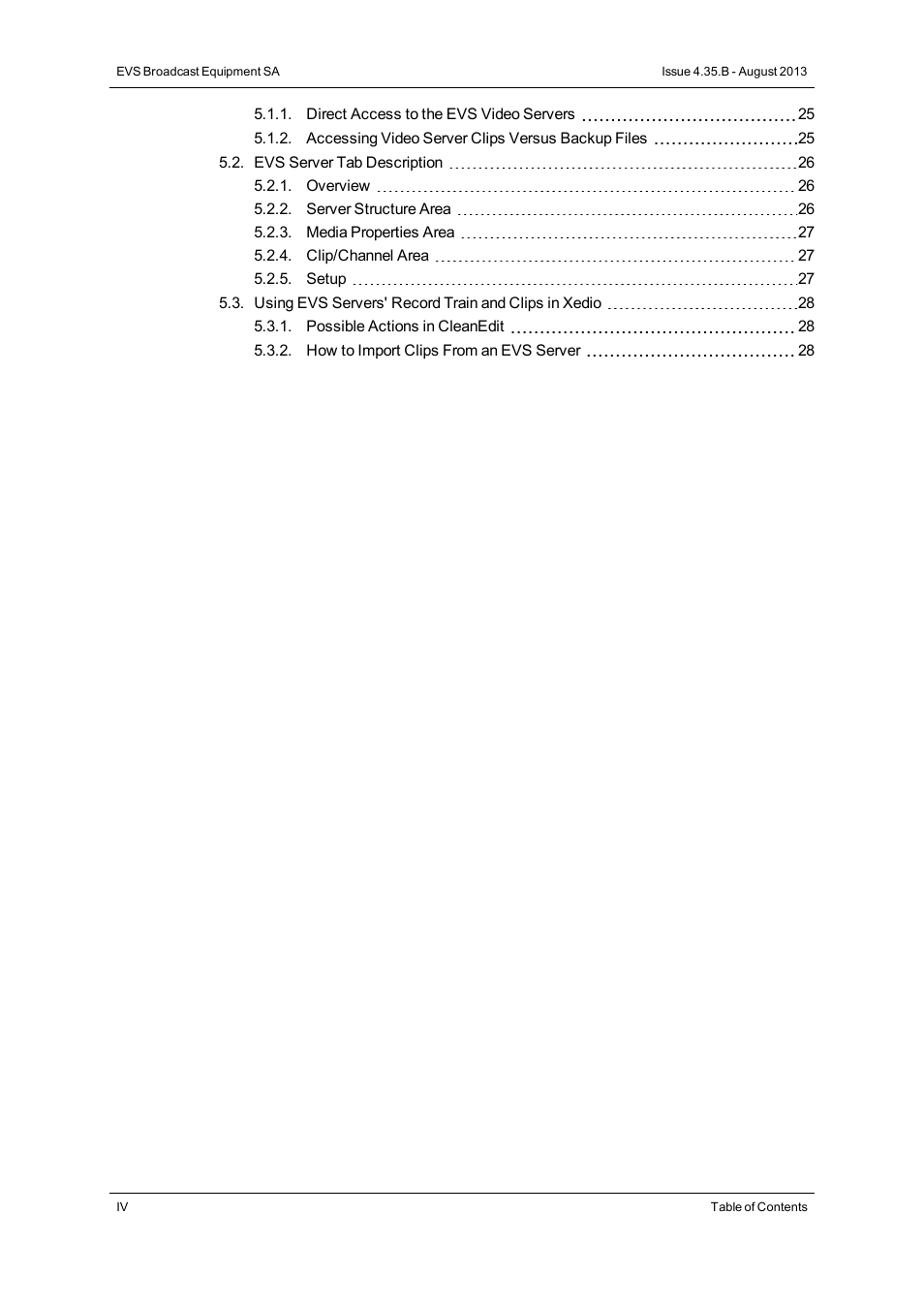 EVS XEDIO Importer Version 4.35 - August 2013 User Manual User Manual | Page 6 / 38