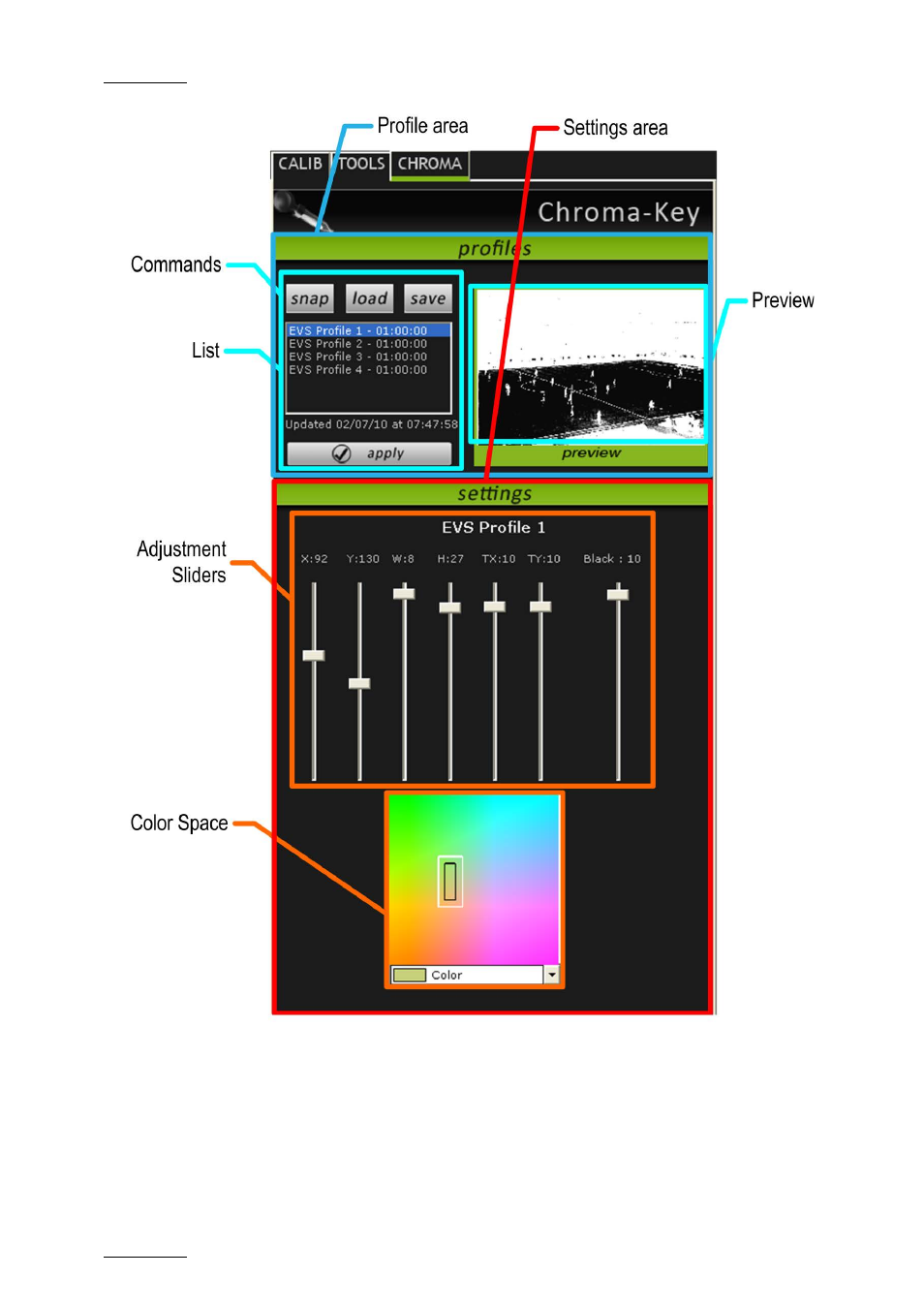 EVS EPSIO Version 1.63 - May 2011 User's Manual User Manual | Page 52 / 73