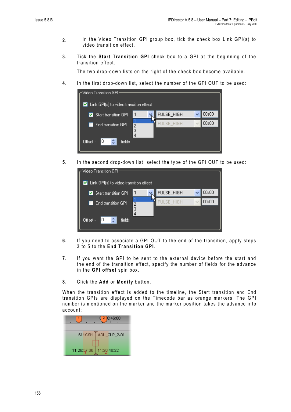 EVS IPDirector Version 5.8 - July 2010 Part 7 User's Manual User Manual | Page 169 / 229