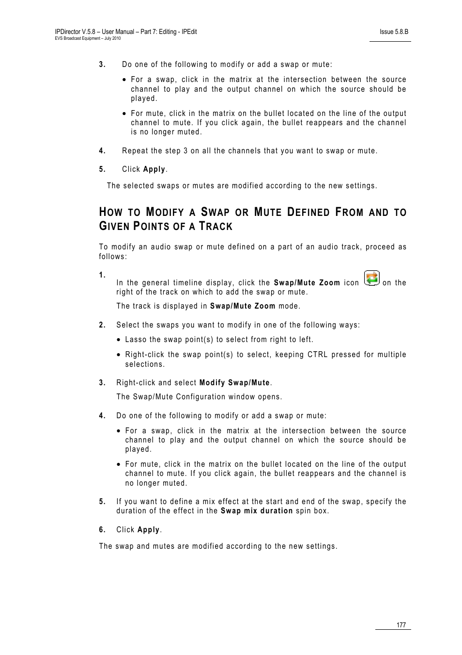 EVS IPDirector Version 5.8 - July 2010 Part 7 User's Manual User Manual | Page 190 / 229