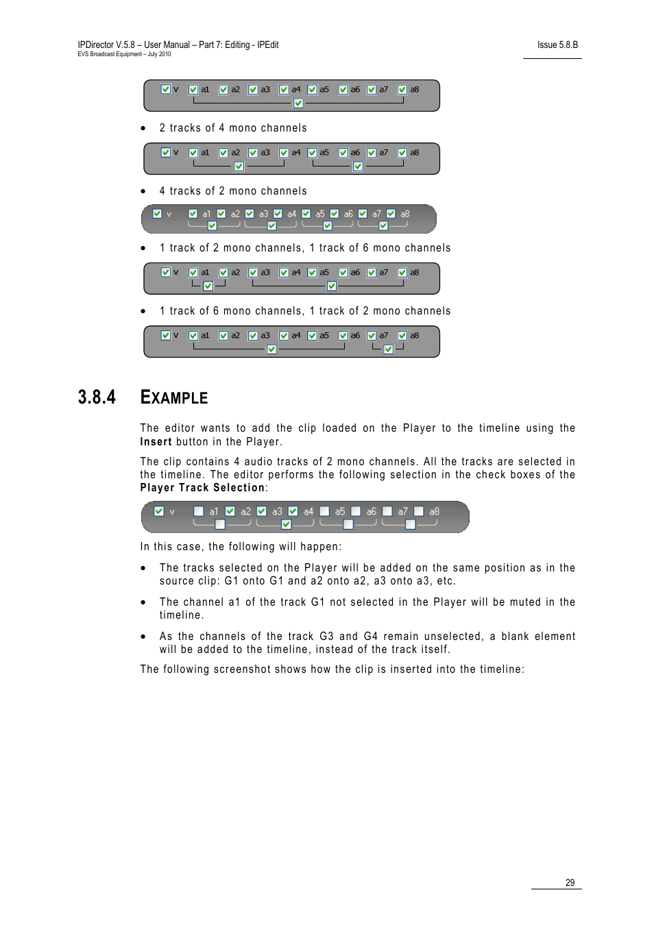 4 example, Example, Xample | EVS IPDirector Version 5.8 - July 2010 Part 7 User's Manual User Manual | Page 42 / 229