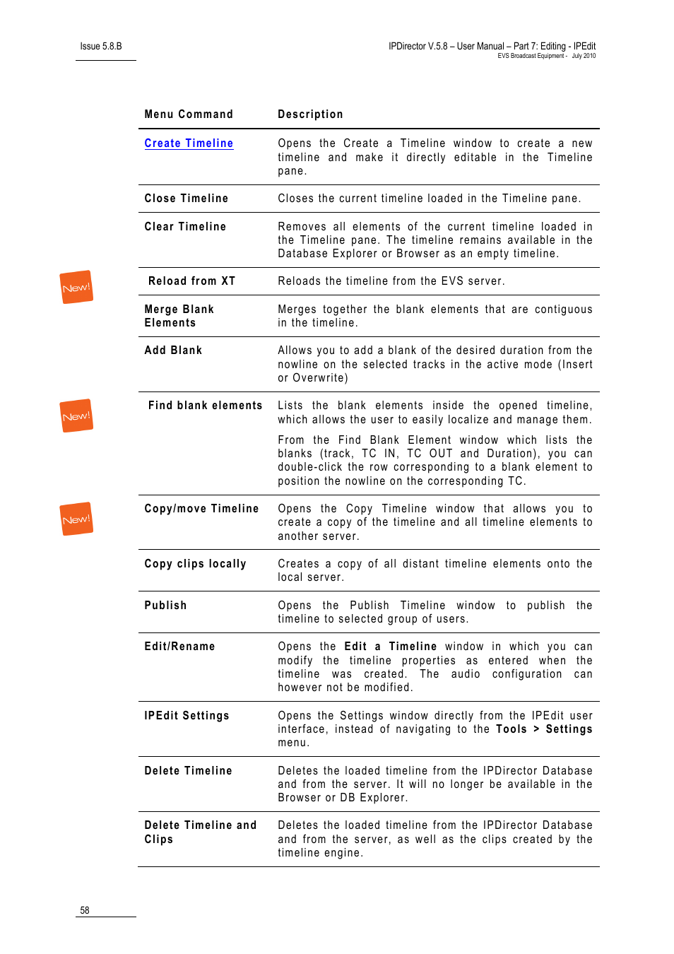 EVS IPDirector Version 5.8 - July 2010 Part 7 User's Manual User Manual | Page 71 / 229