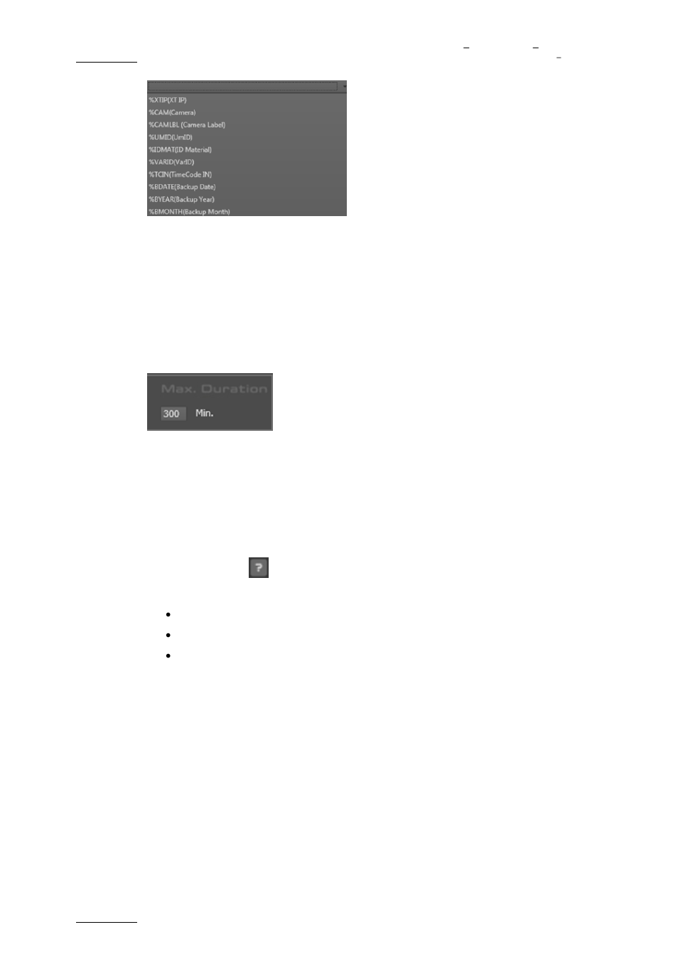 Maximum duration setting, The about window, 6 the about window | 4 maximum duration setting | EVS XFLY Streamer Version 1.02 - April 2013 User Manual User Manual | Page 20 / 25