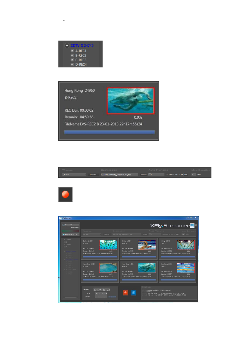 EVS XFLY Streamer Version 1.02 - April 2013 User Manual User Manual | Page 23 / 25