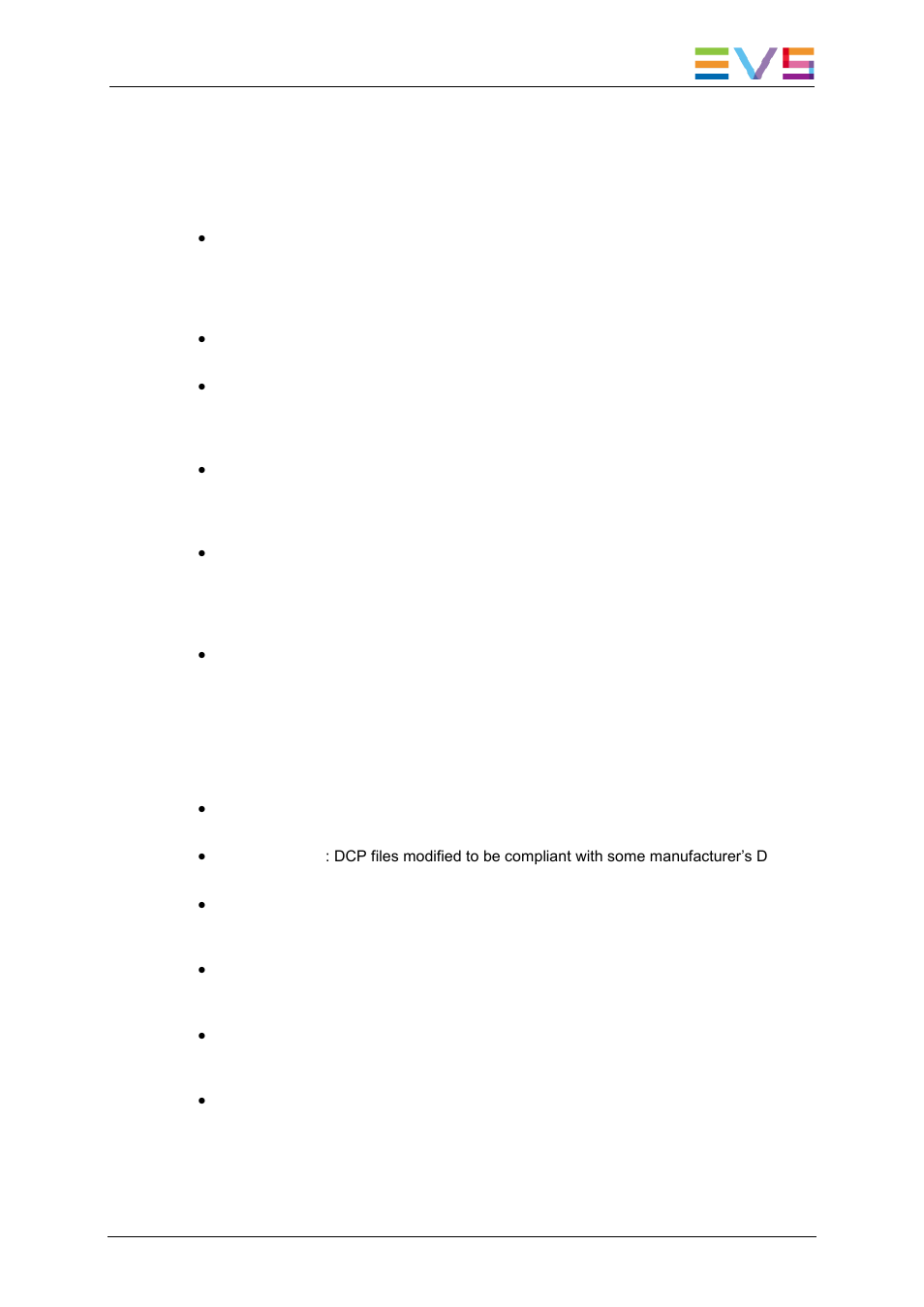 EVS OpenCube MXFTK Version 2.6 - October 2013 User Manual User Manual | Page 13 / 42