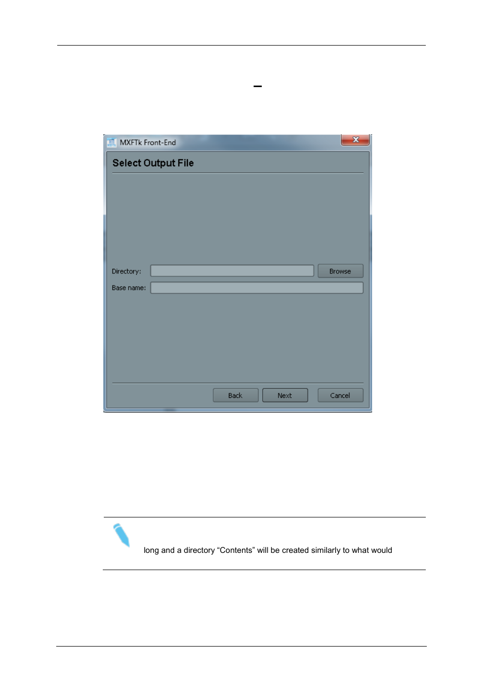 Output file selection, Atomic operational patterns | EVS OpenCube MXFTK Version 2.6 - October 2013 User Manual User Manual | Page 18 / 42