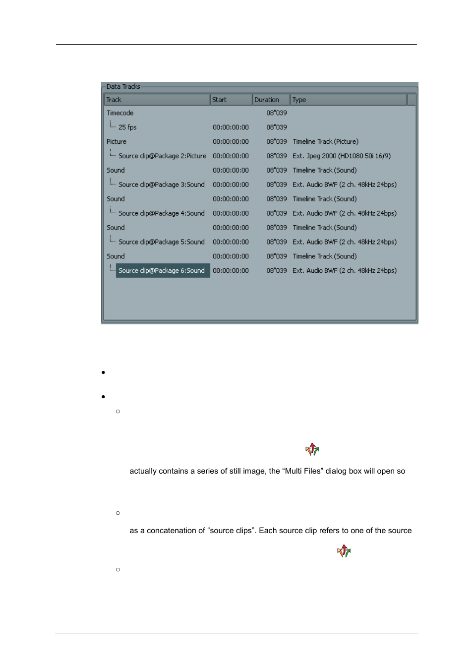 Data tracks, 3 data tracks | EVS OpenCube MXFTK Version 2.6 - October 2013 User Manual User Manual | Page 22 / 42