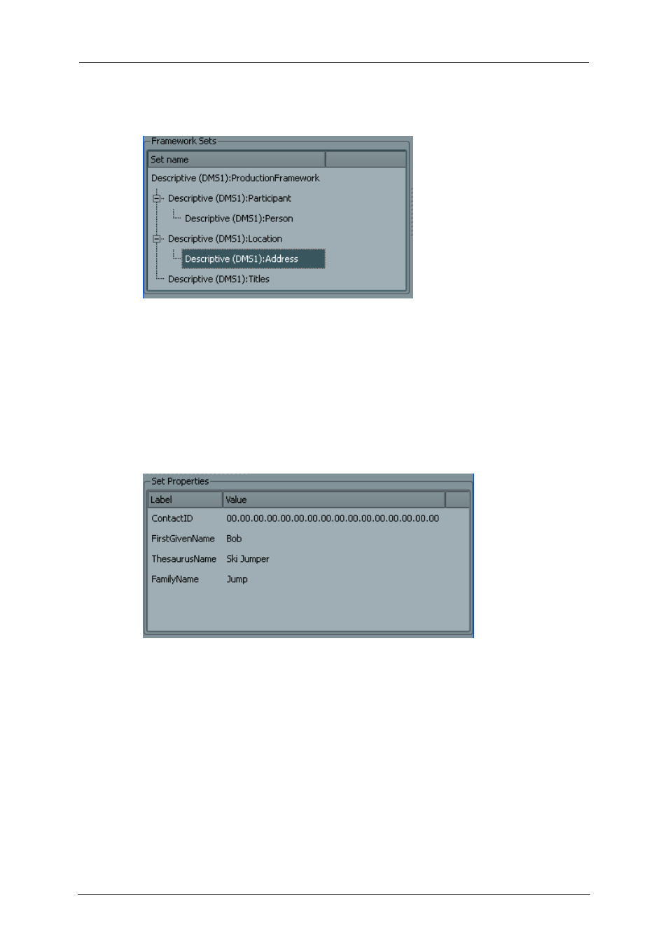 Framework sets, Set properties, 5 framework sets | 6 set properties | EVS OpenCube MXFTK Version 2.6 - October 2013 User Manual User Manual | Page 24 / 42