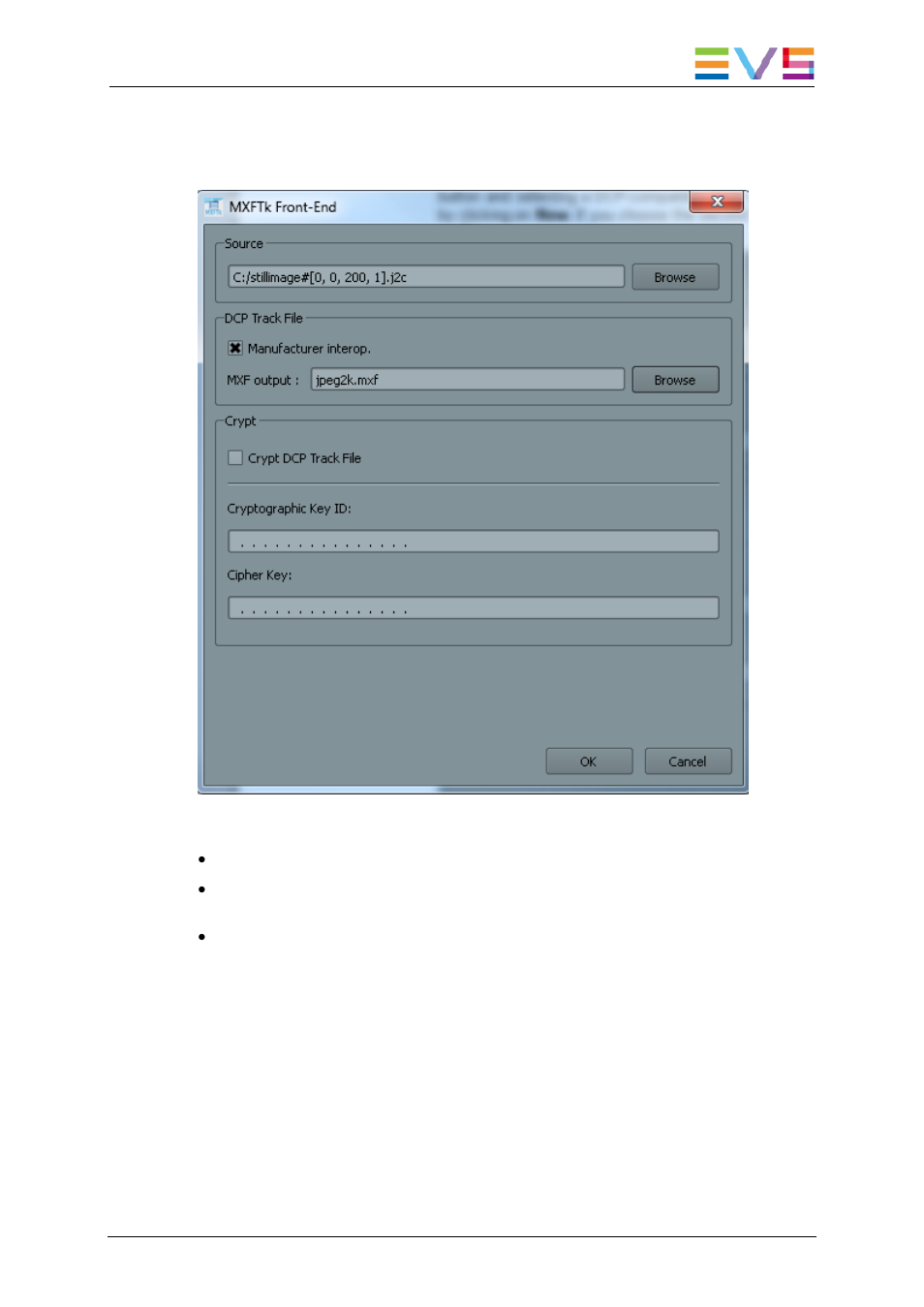 EVS OpenCube MXFTK Version 2.6 - October 2013 User Manual User Manual | Page 33 / 42