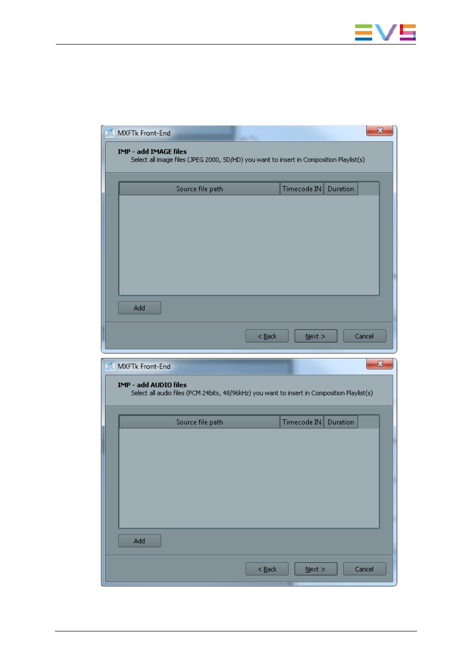 EVS OpenCube MXFTK Version 2.6 - October 2013 User Manual User Manual | Page 37 / 42