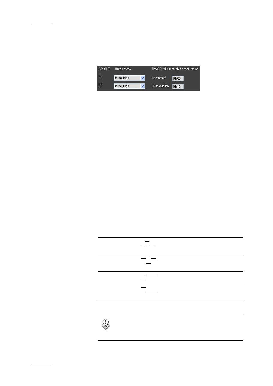 Example, Output mode, Utput | EVS IPDirector Version 4.3 - October 2007 Part 3 User's Manual User Manual | Page 195 / 204