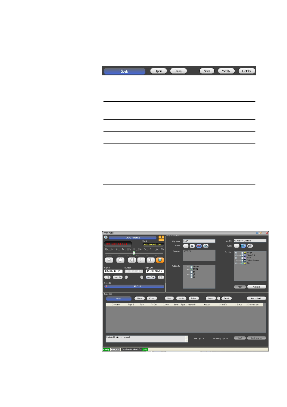 Managing batch lists, Importing a batch list | EVS IPDirector Version 4.3 - October 2007 Part 3 User's Manual User Manual | Page 36 / 204