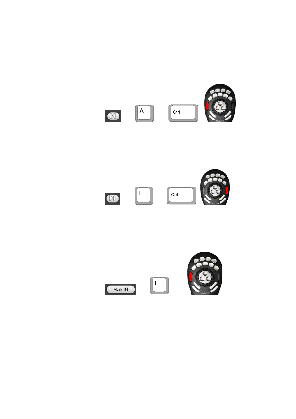 2 goto in icon, 3 goto out icon, 4 mark in | Goto in icon, Goto out icon, Mark in | EVS IPDirector Version 4.3 - October 2007 Part 3 User's Manual User Manual | Page 60 / 204