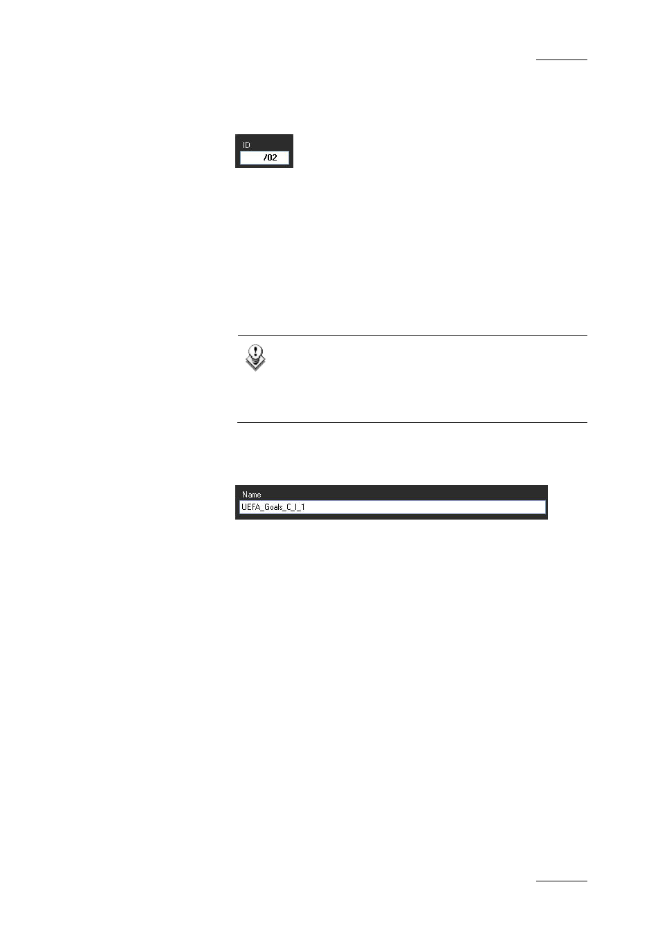 2 clip location, 3 clip name, Clip location | Clip name, Ocation | EVS IPDirector Version 4.3 - October 2007 Part 3 User's Manual User Manual | Page 68 / 204