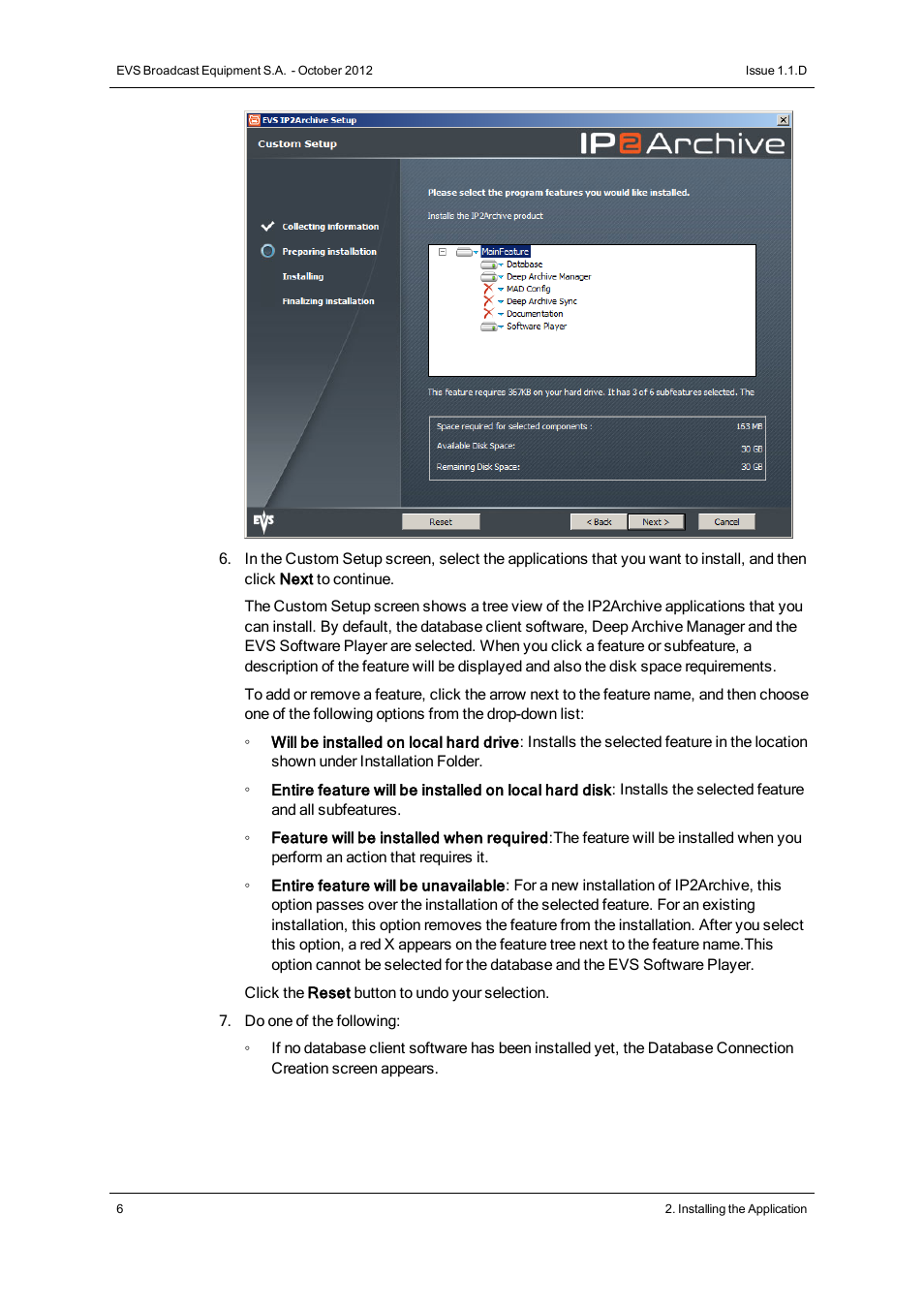 EVS IP2Archive Deep Archive Sync Version 1.1 - October 2012 User Manual User Manual | Page 11 / 66