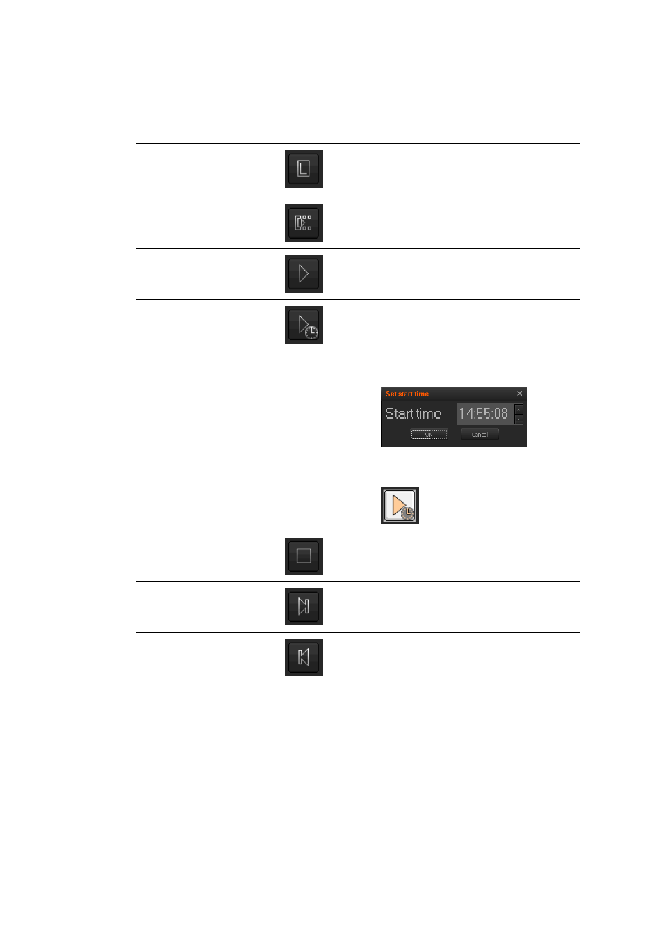 1 transport controls, Transport controls, Ransport | Ontrols | EVS XEDIO Playout Organizer Version 3.1 - January 2011 User Manual User Manual | Page 15 / 29
