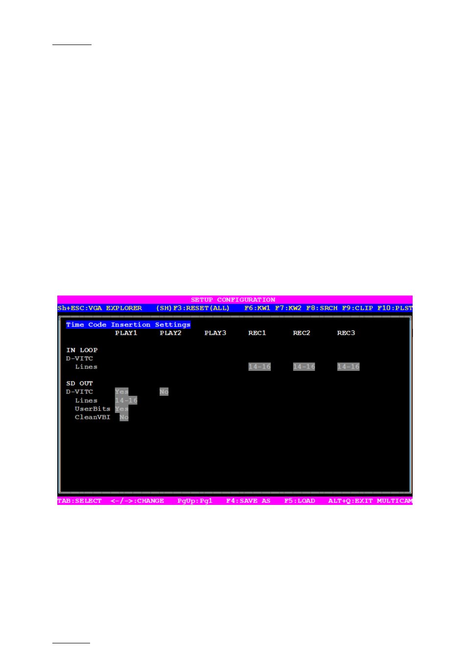 1 vitc/anc management in sd in and out, Vitc/anc management in sd in and out, N 2.3 ‘vitc/anc | 2)’, on, E 14, 3 vitc/anc timecode management (page 2), 1 vitc/anc, Anagement in | EVS MulticamLSM Version 10.04 - January 2011 Configuration Manual User Manual | Page 22 / 98