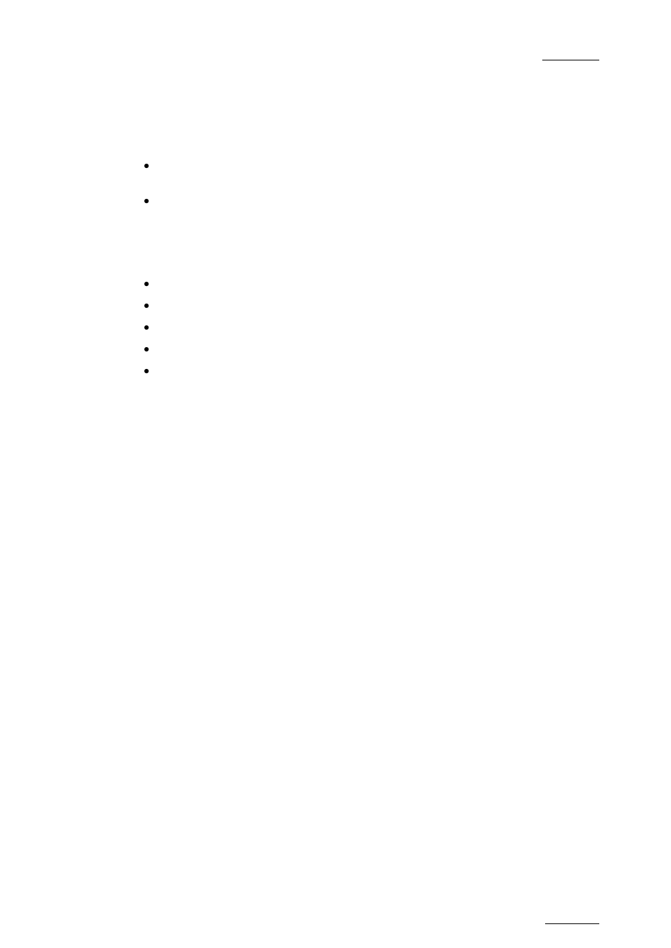 5 use of gpis with protocols, Limitations for protocols, Functions implemented per protocol | Use of gpis with protocols, Se of, S with, Rotocols | EVS MulticamLSM Version 10.04 - January 2011 Configuration Manual User Manual | Page 33 / 98