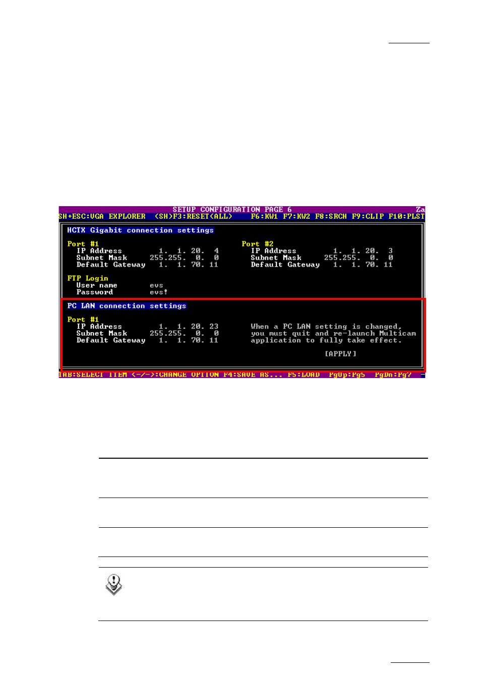 1 introduction, 2 settings description, Introduction | Settings description, N 2.9 ‘lan, 6)’, on, E 31, 9 lan connection settings (page 6), Ntroduction, Ettings | EVS MulticamLSM Version 10.04 - January 2011 Configuration Manual User Manual | Page 39 / 98