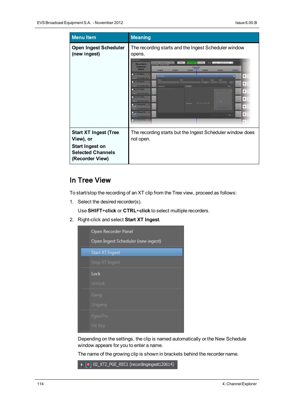 EVS IPDirector Version 6.0 - November 2012 Part 1 User's Manual User Manual | Page 124 / 140