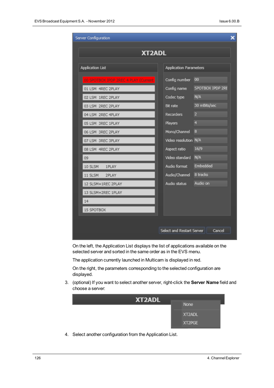 EVS IPDirector Version 6.0 - November 2012 Part 1 User's Manual User Manual | Page 136 / 140