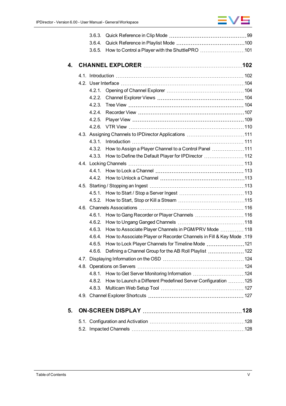 EVS IPDirector Version 6.0 - November 2012 Part 1 User's Manual User Manual | Page 7 / 140