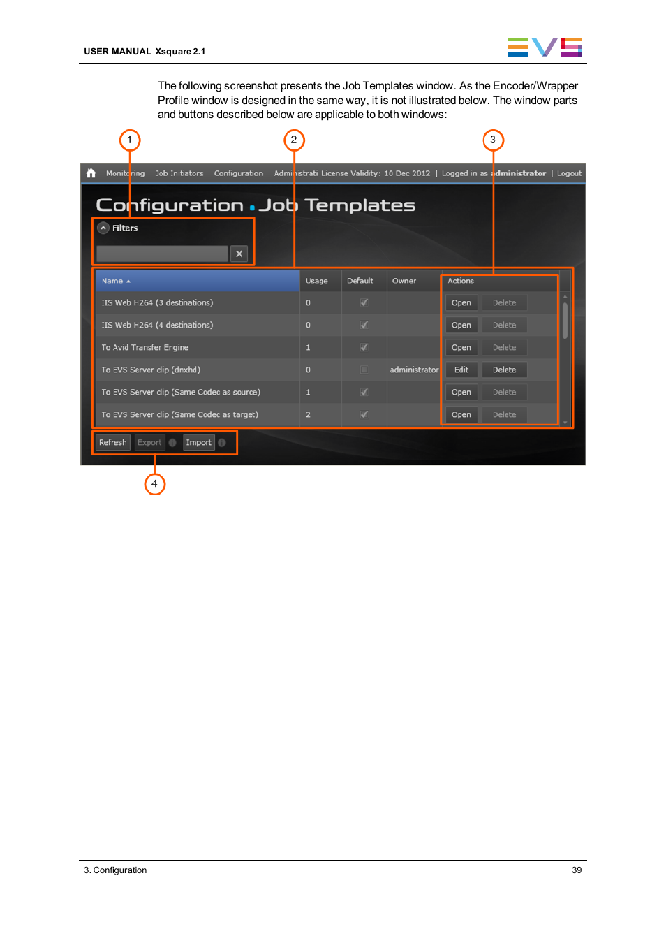 EVS Xsquare Version 2.1 User Manual User Manual | Page 45 / 69