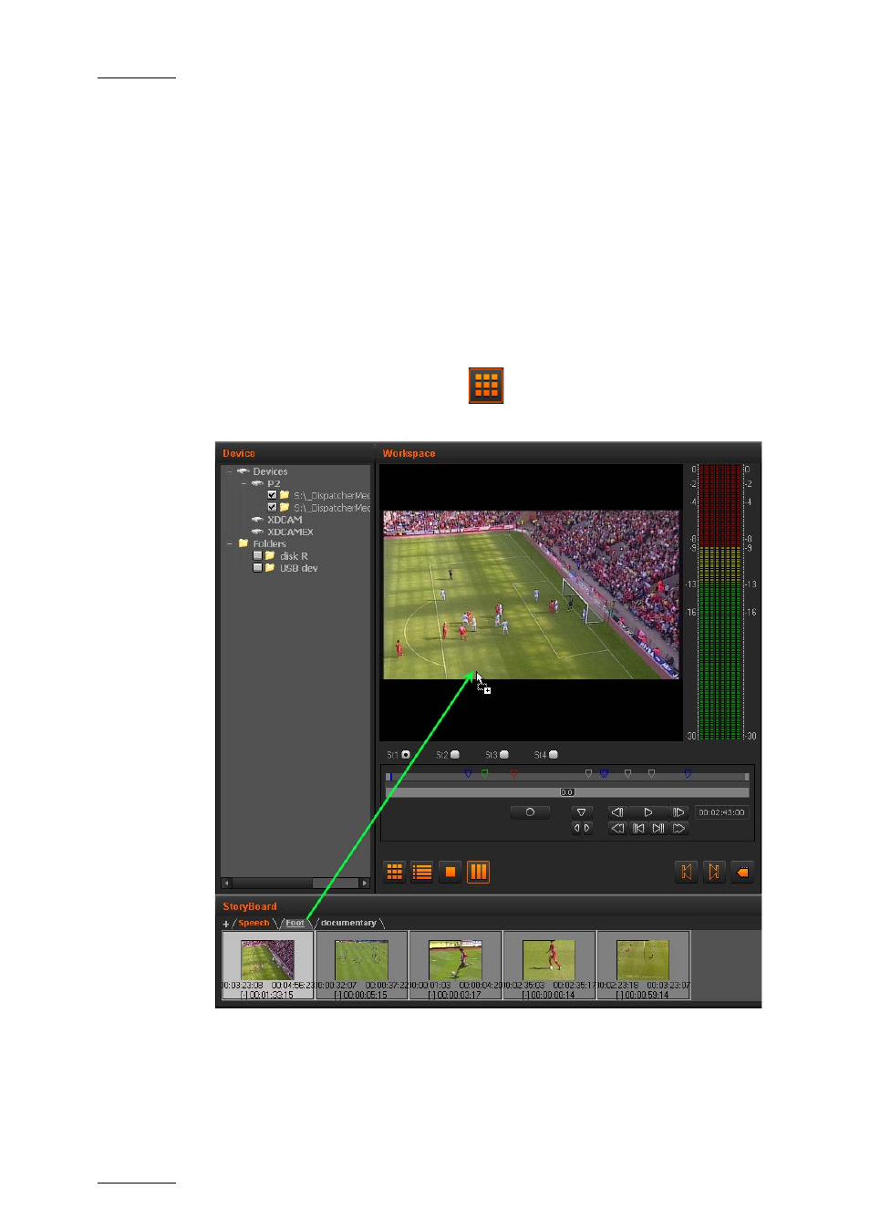 8 checking the storyboard, 1 introduction, Checking the storyboard | Introduction, How to load a storyboard in the storyboard player, Age 80 | EVS Xedio Dispatcher Version 4.00 - July 2011 User Manual User Manual | Page 88 / 97