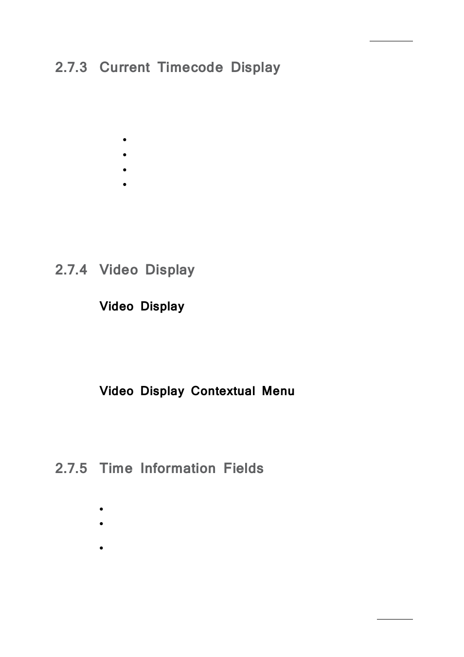 3 current timecode display, 4 video display, Video display | Video display contextual menu, 5 time information fields, Current timecode display, Time information fields | EVS IPBrowse Version 6.0 - November 2012 User's Manual User Manual | Page 27 / 90