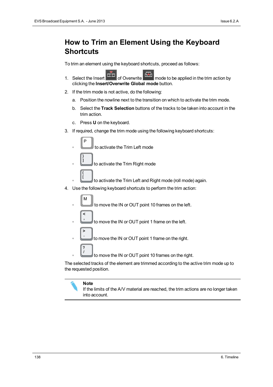 EVS IPDirector Version 6.2 - June 2013 IPEDIT User Manual User Manual | Page 150 / 264