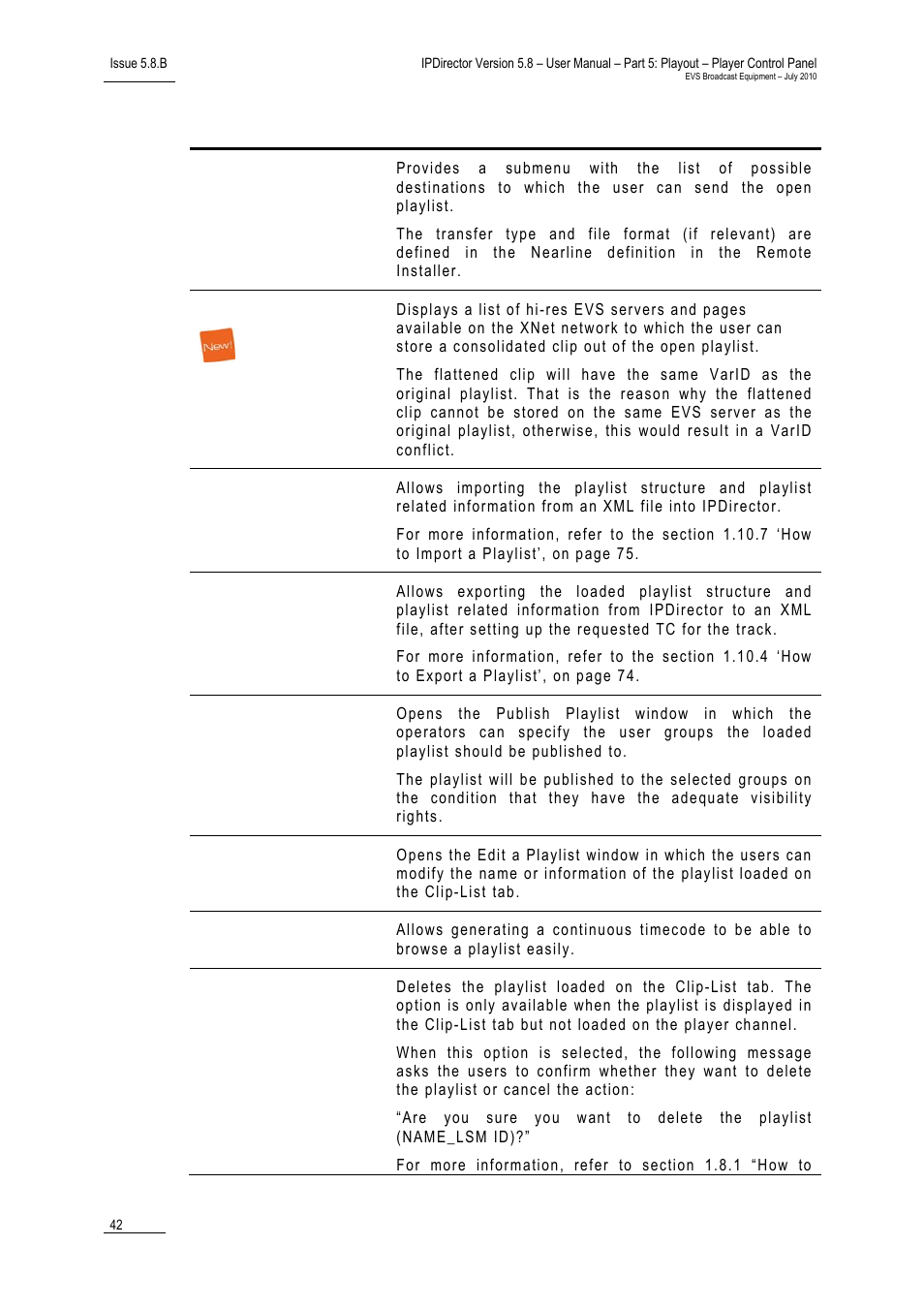 EVS IPDirector Version 5.8 - July 2010 Part 5 User's Manual User Manual | Page 51 / 102