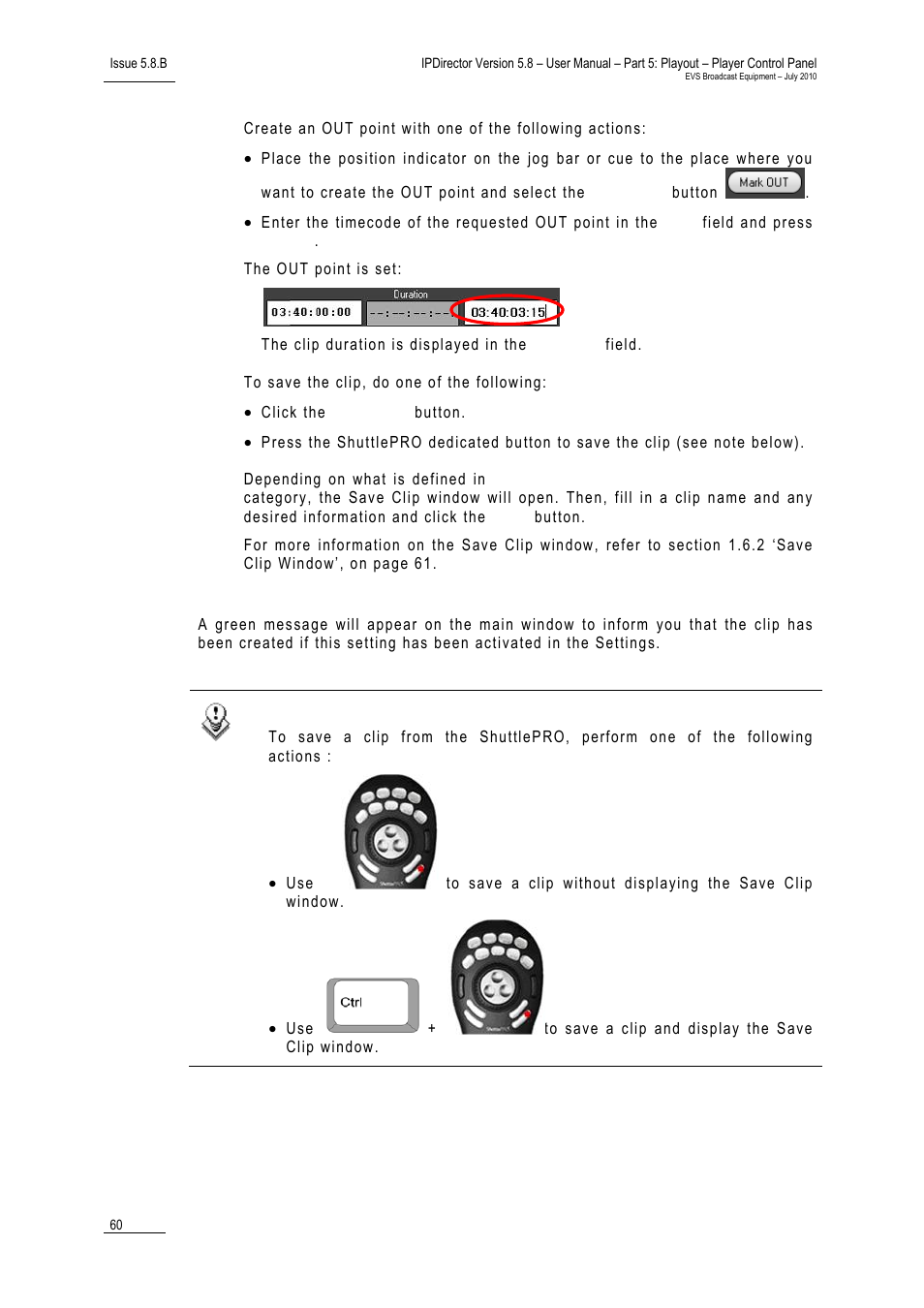 EVS IPDirector Version 5.8 - July 2010 Part 5 User's Manual User Manual | Page 69 / 102