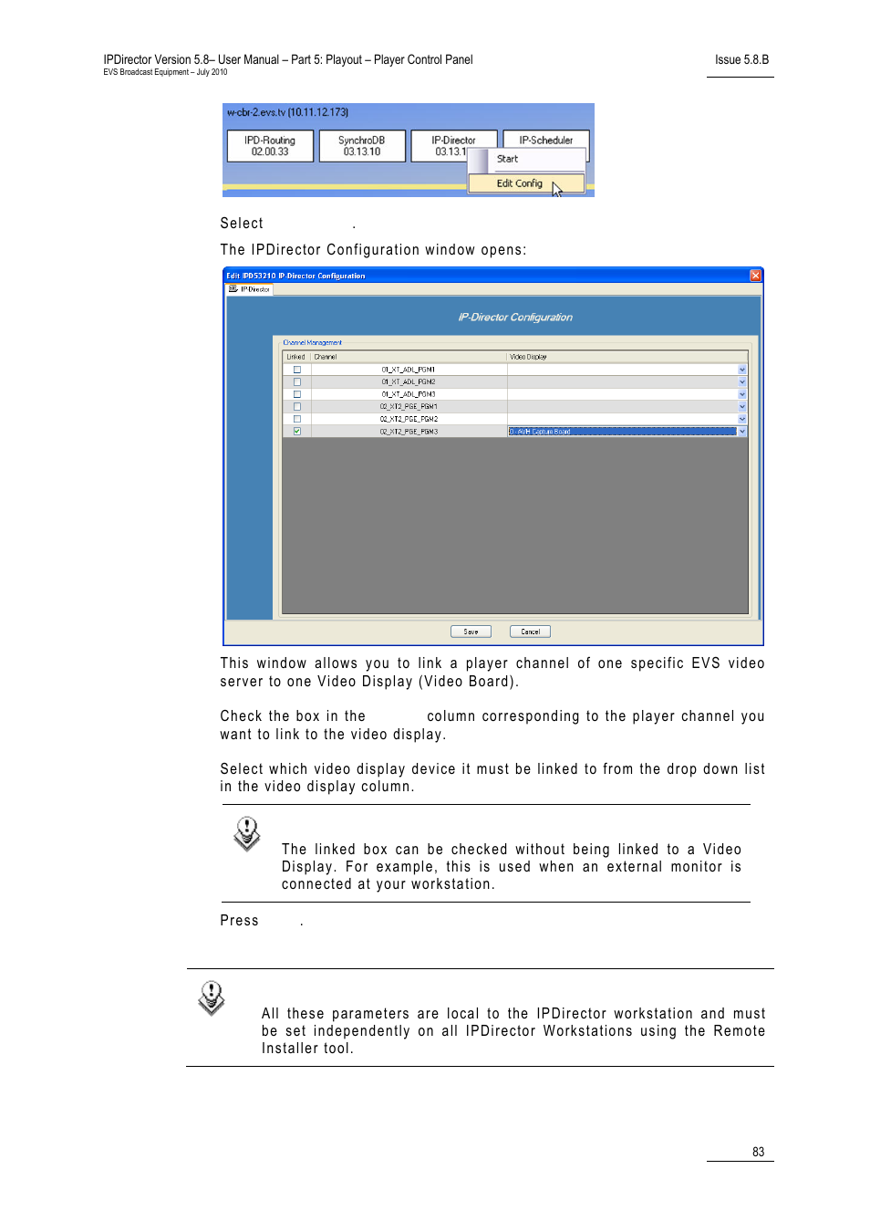 EVS IPDirector Version 5.8 - July 2010 Part 5 User's Manual User Manual | Page 92 / 102