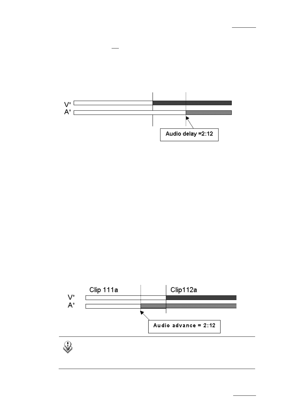 Edit point (v base), How to perform an audio advance | EVS MulticamLSM Version 10.04 - January 2011 Operating Manual User Manual | Page 137 / 201