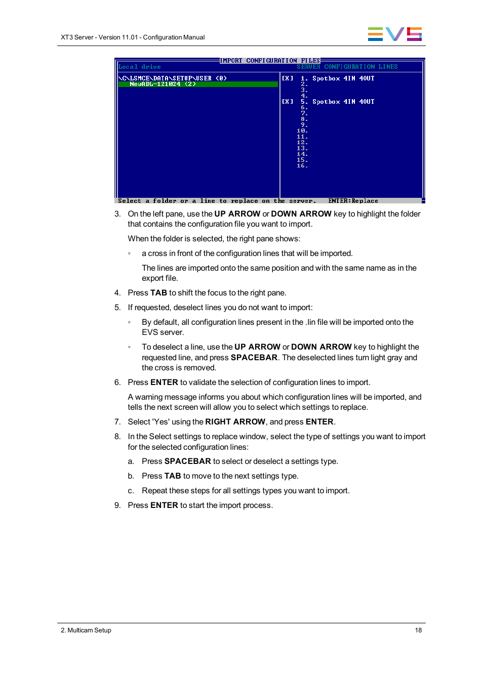 EVS XT3 Version 11.01 - November 2012 Configuration Manual User Manual | Page 28 / 254