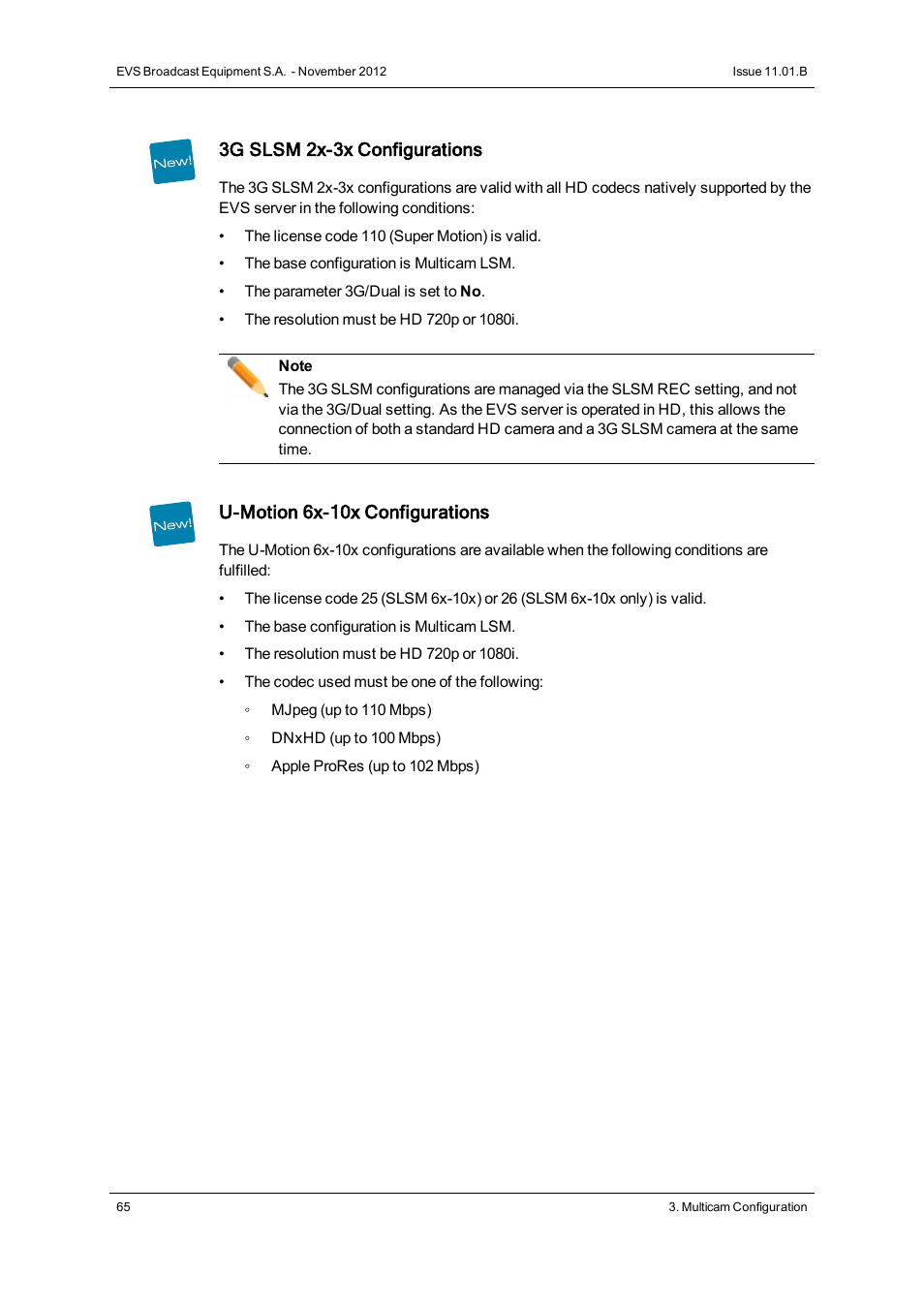 EVS XT3 Version 11.01 - November 2012 Configuration Manual User Manual | Page 75 / 254