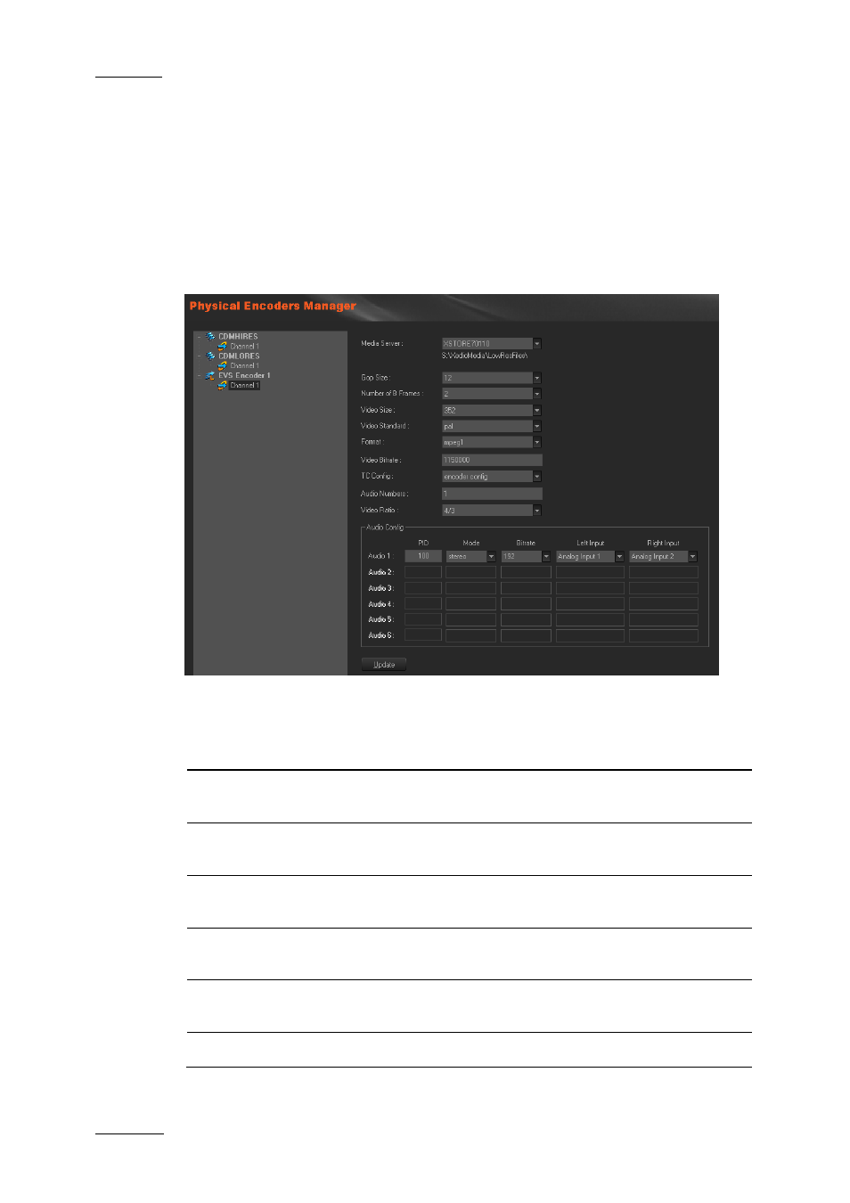 3 setting up the encoding parameters, Cdm-mpeg encoding parameters, Setting up the encoding parameters | Cdm-mpeg, Etting up the, Ncoding, Arameters | EVS XEDIO Manager Version 4.1 - December 2011 User Manual User Manual | Page 20 / 138