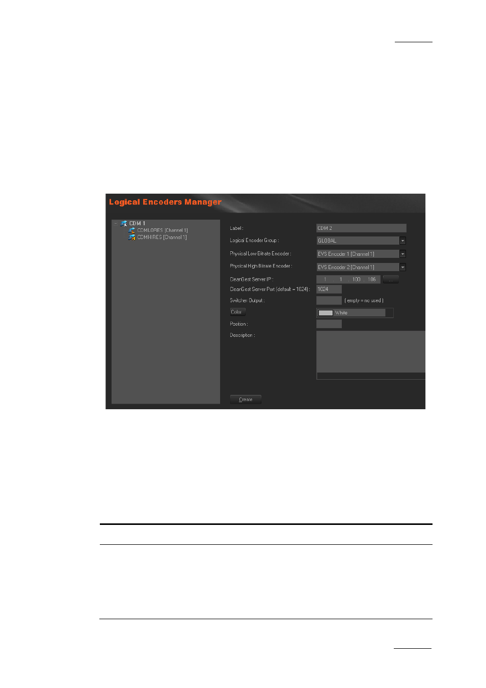 3 logical manager, 1 introduction, 2 creating logical encoder | Logical manager, Introduction, Creating logical encoder, Ntroduction, Reating, Ogical, Ncoder | EVS XEDIO Manager Version 4.1 - December 2011 User Manual User Manual | Page 23 / 138