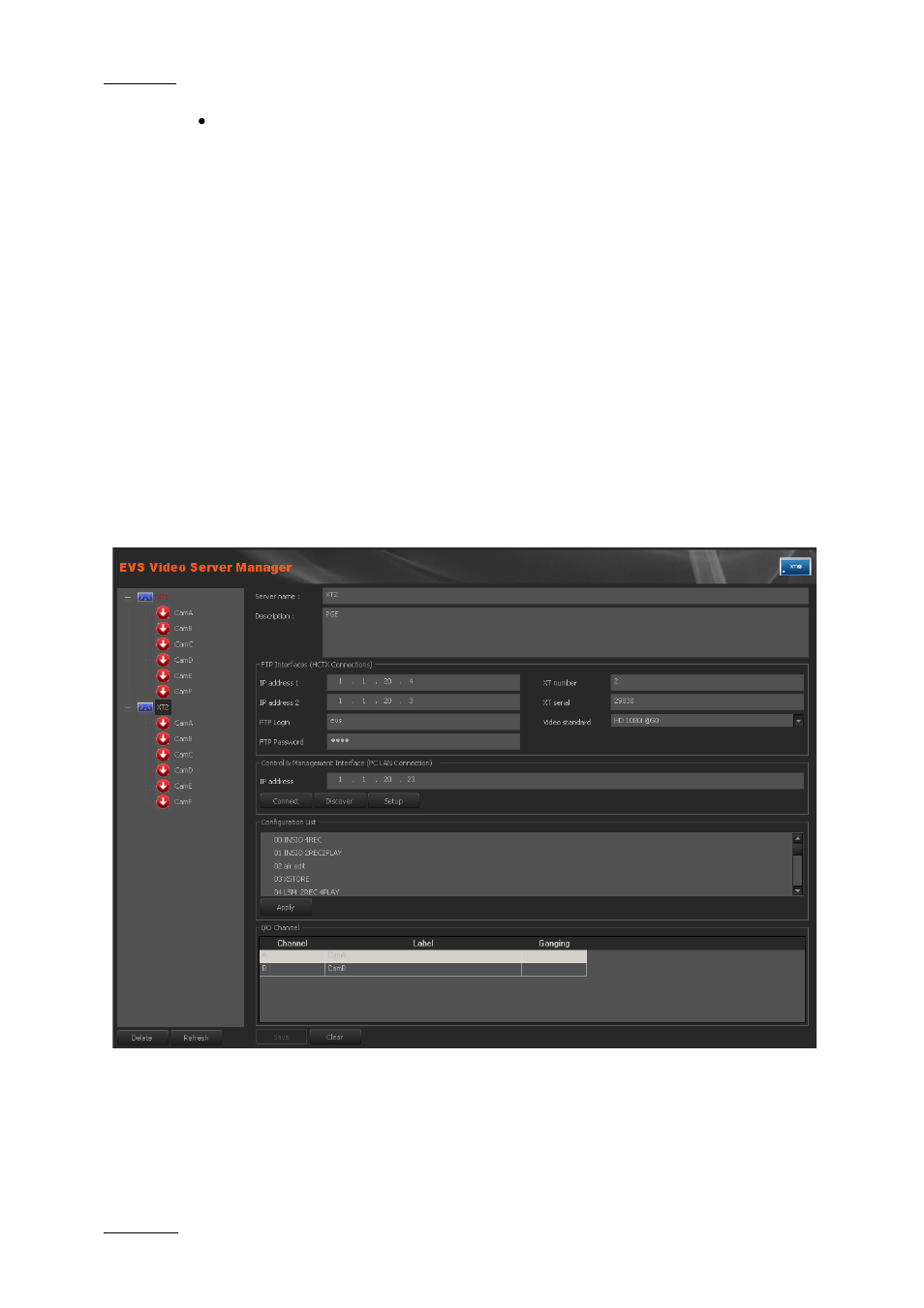 3 evs video server, 1 introduction, Evs video server | Introduction, Ntroduction | EVS XEDIO Manager Version 4.1 - December 2011 User Manual User Manual | Page 30 / 138