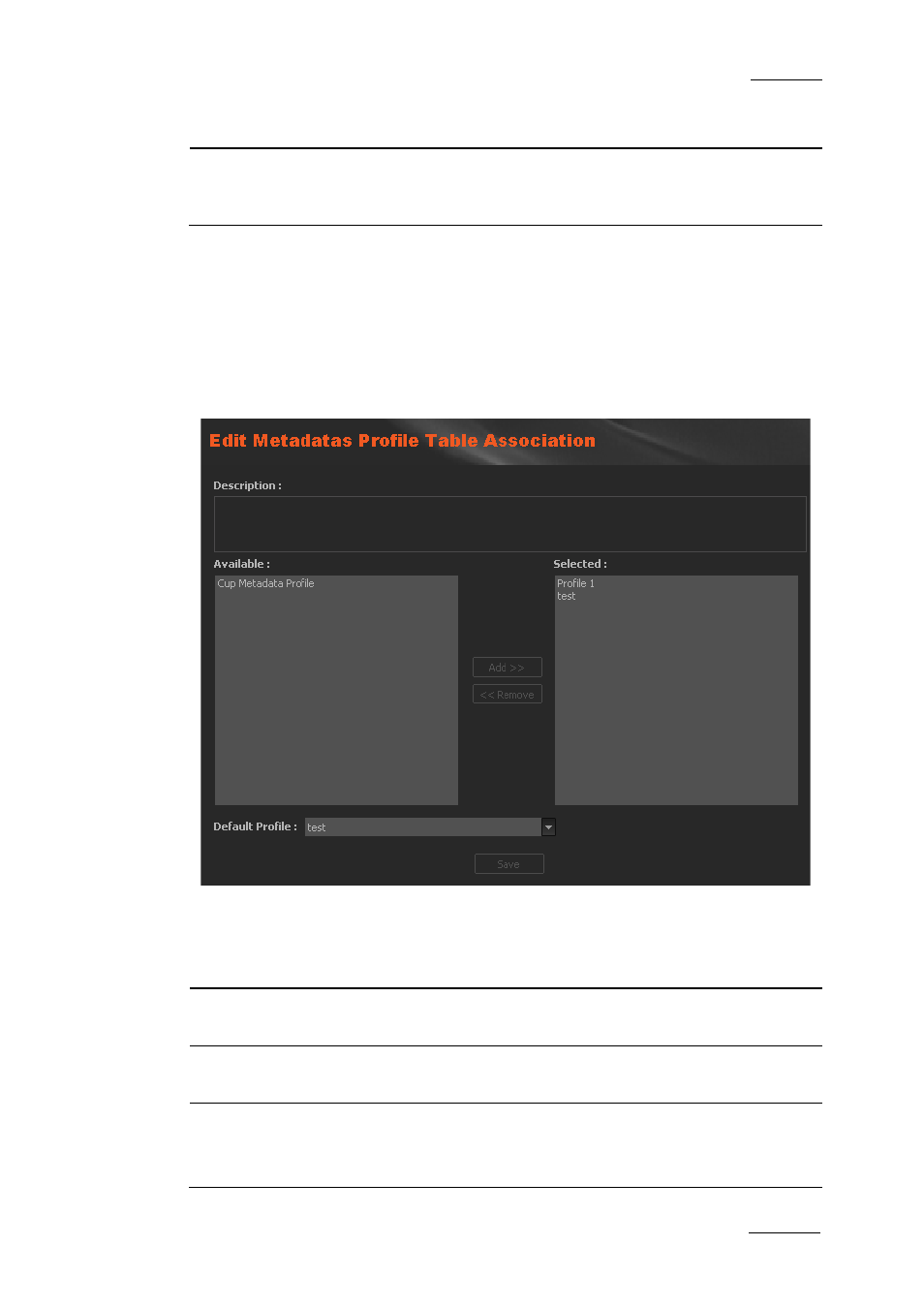 4 edit profile association, Edit profile association | EVS XEDIO Manager Version 4.1 - December 2011 User Manual User Manual | Page 71 / 138