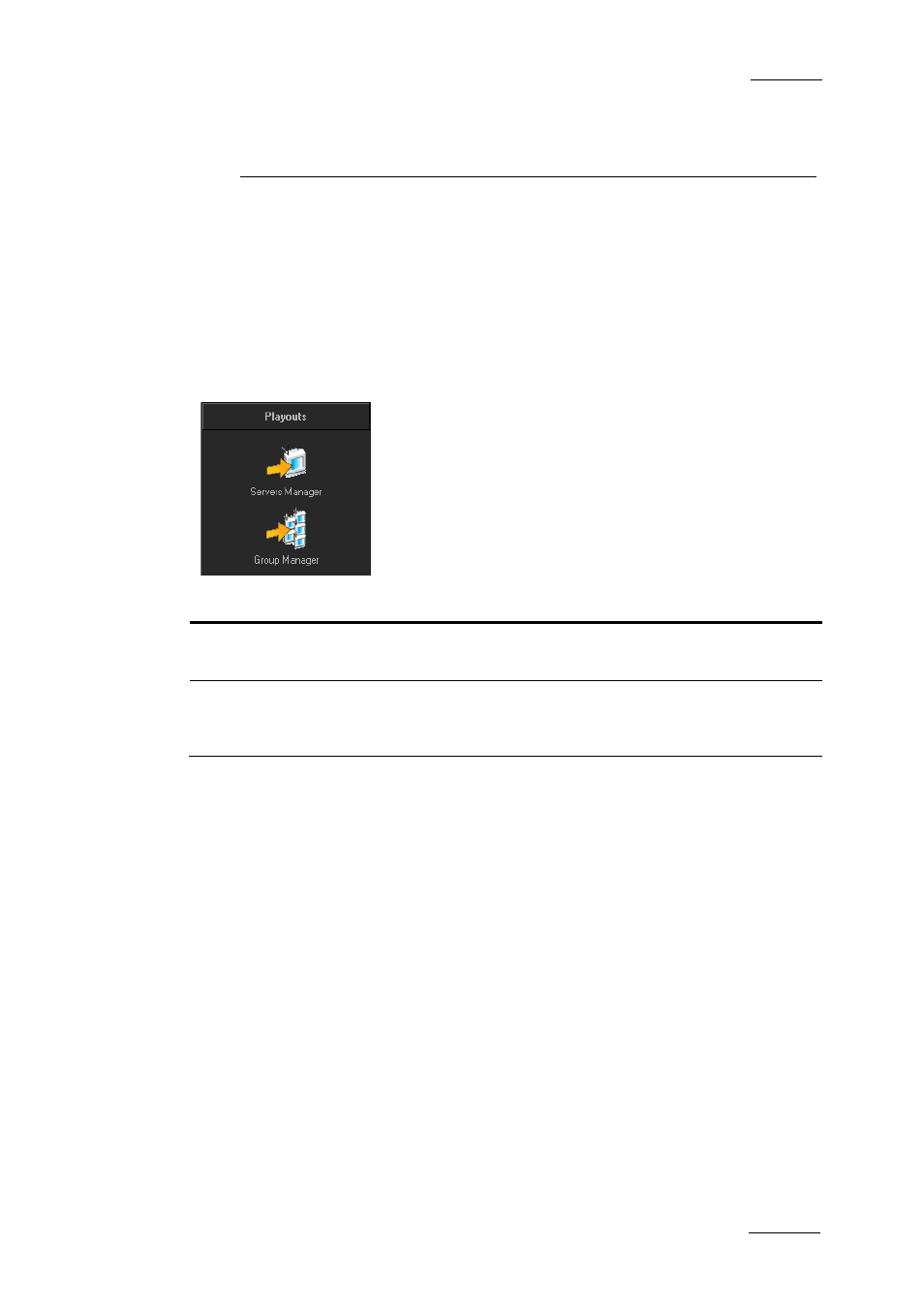 Playouts, 1 introduction, Introduction | EVS XEDIO Manager Version 4.1 - December 2011 User Manual User Manual | Page 73 / 138