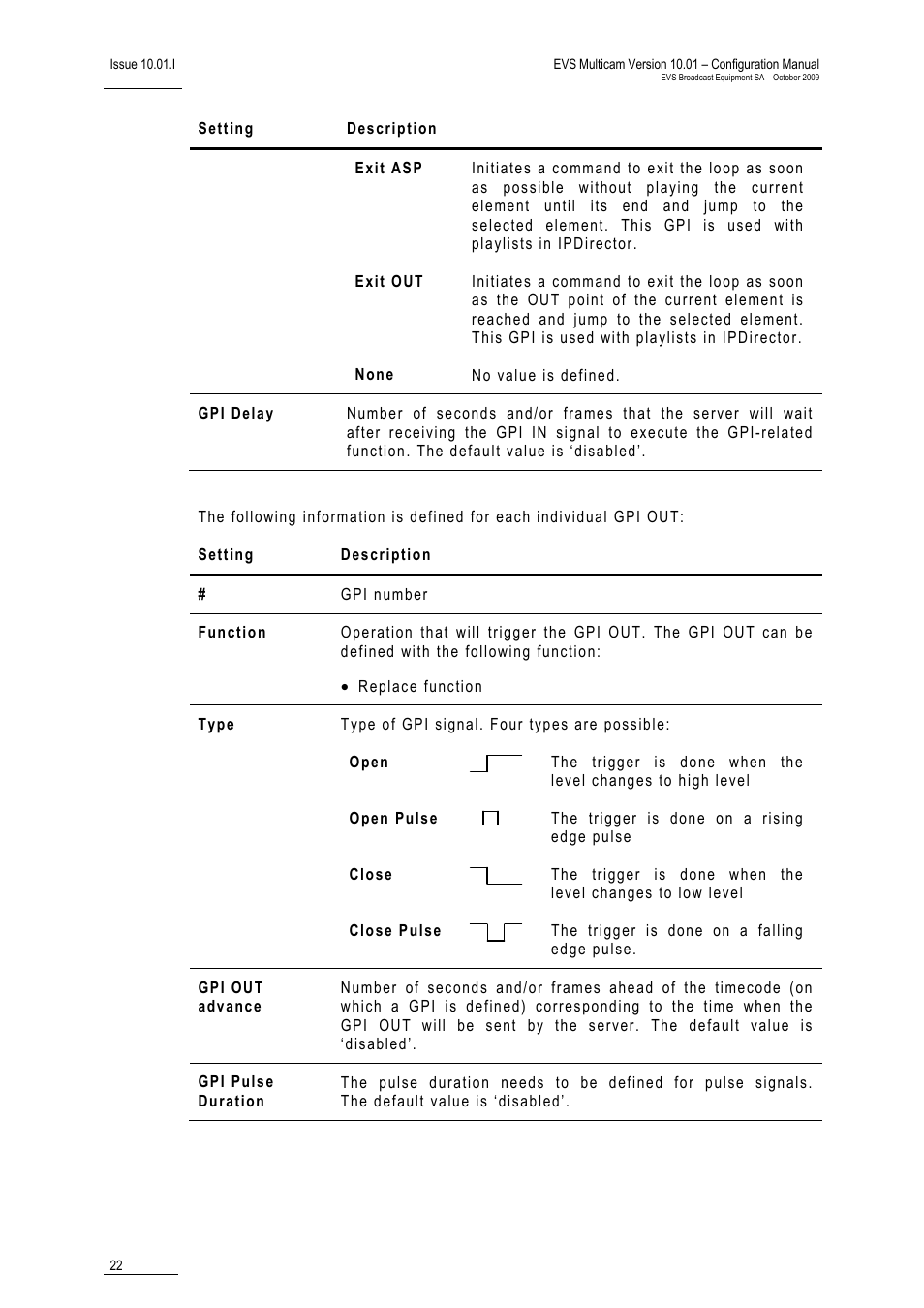 EVS MulticamLSM Version 10.01 - October 2009 Configuration Manual User Manual | Page 29 / 93