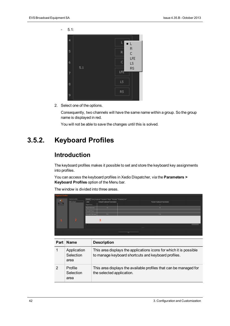 Keyboard profiles, Introduction | EVS Xedio Dispatcher Version 4.35 - October 2013 User Manual User Manual | Page 52 / 136