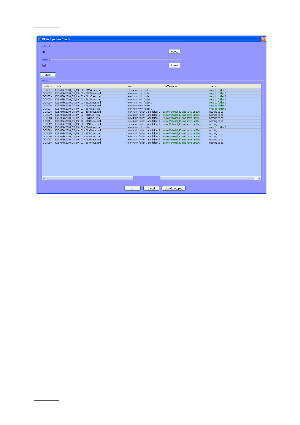 EVS Xfile Version 2.16 - November 2011 User Manual User Manual | Page 104 / 192